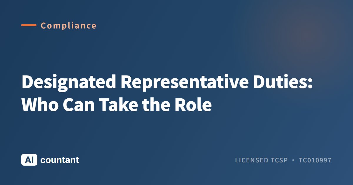 Designated Representative Duties: Who Can Take the Role